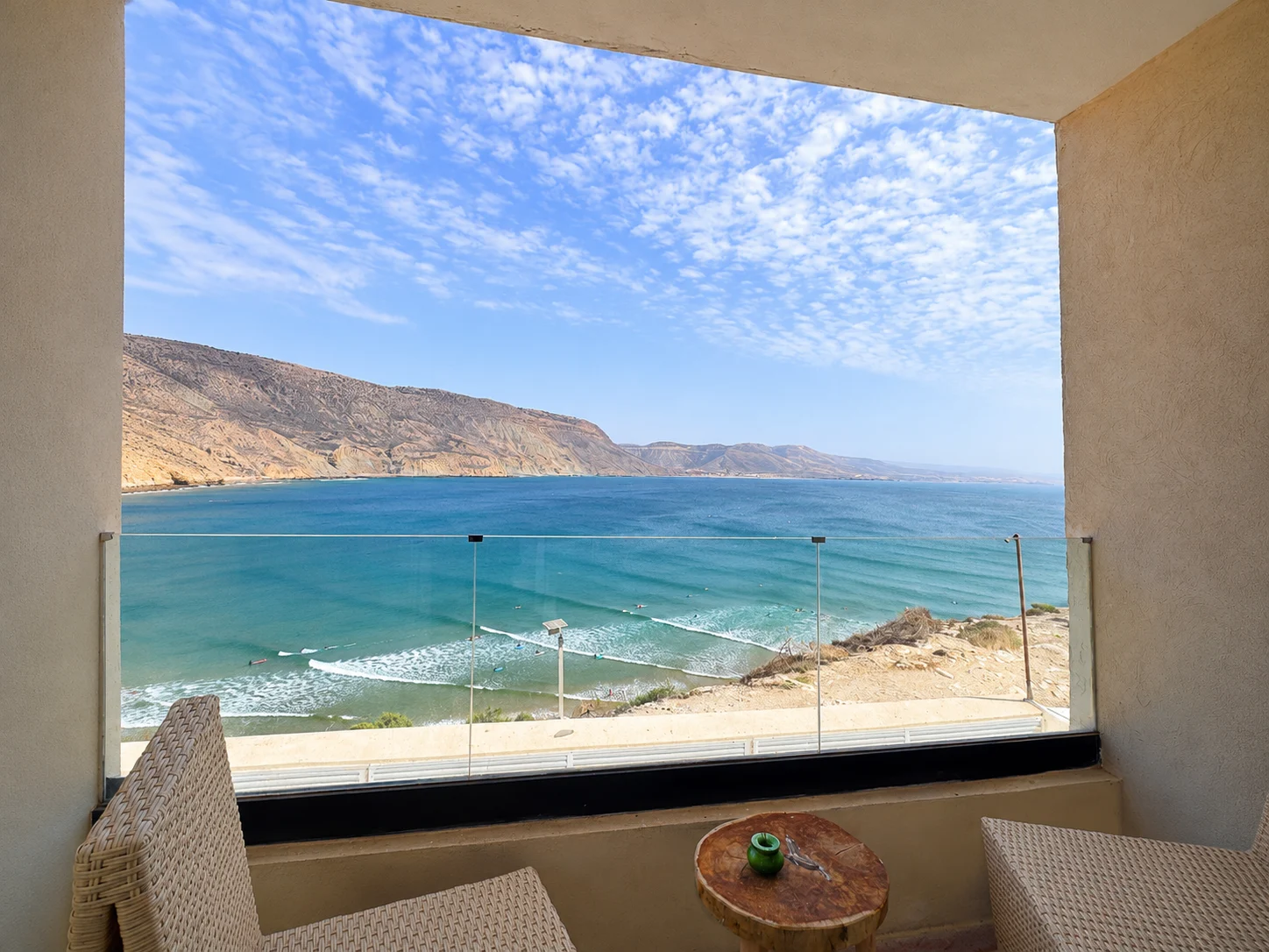 Suite balcony · the whole bay