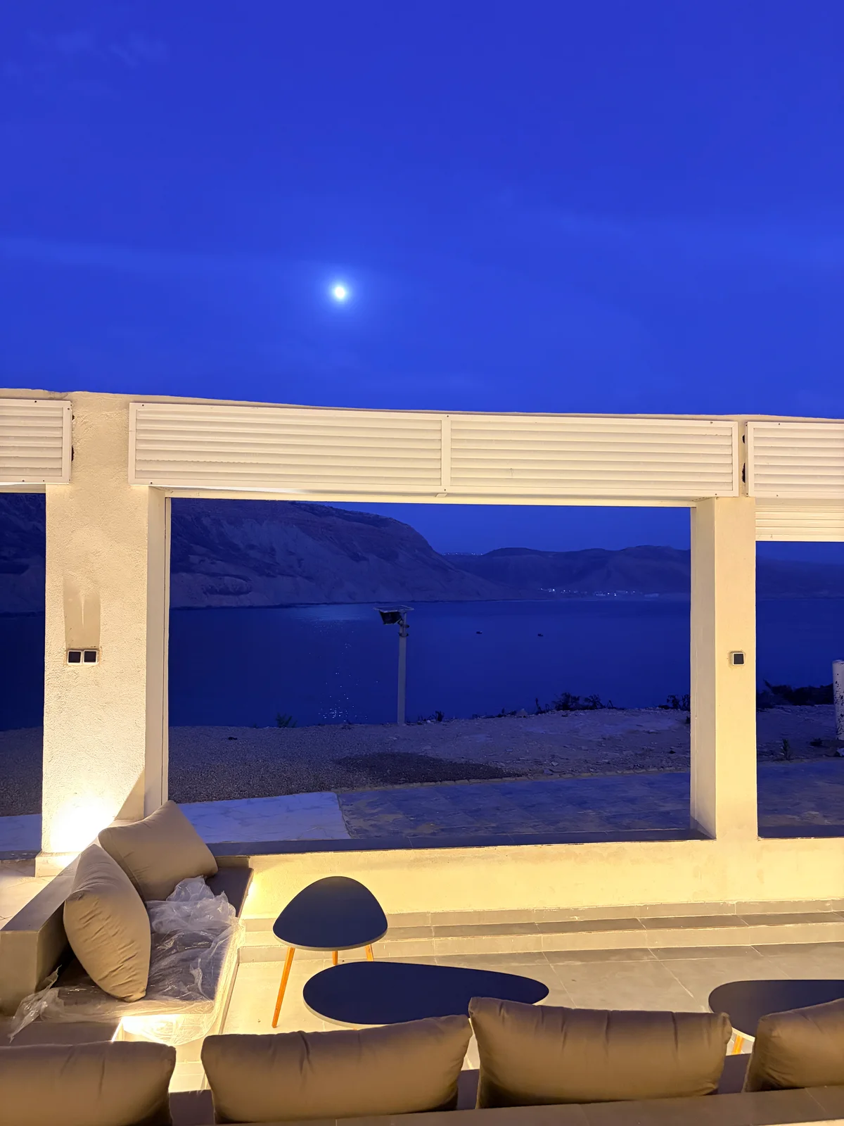 The pergola · blue hour