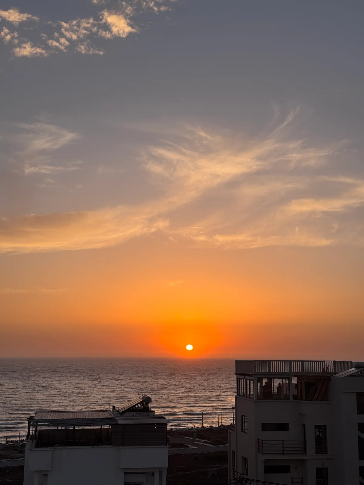 Sundown · over the rooftops